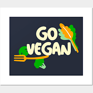 Go Vegan Posters and Art